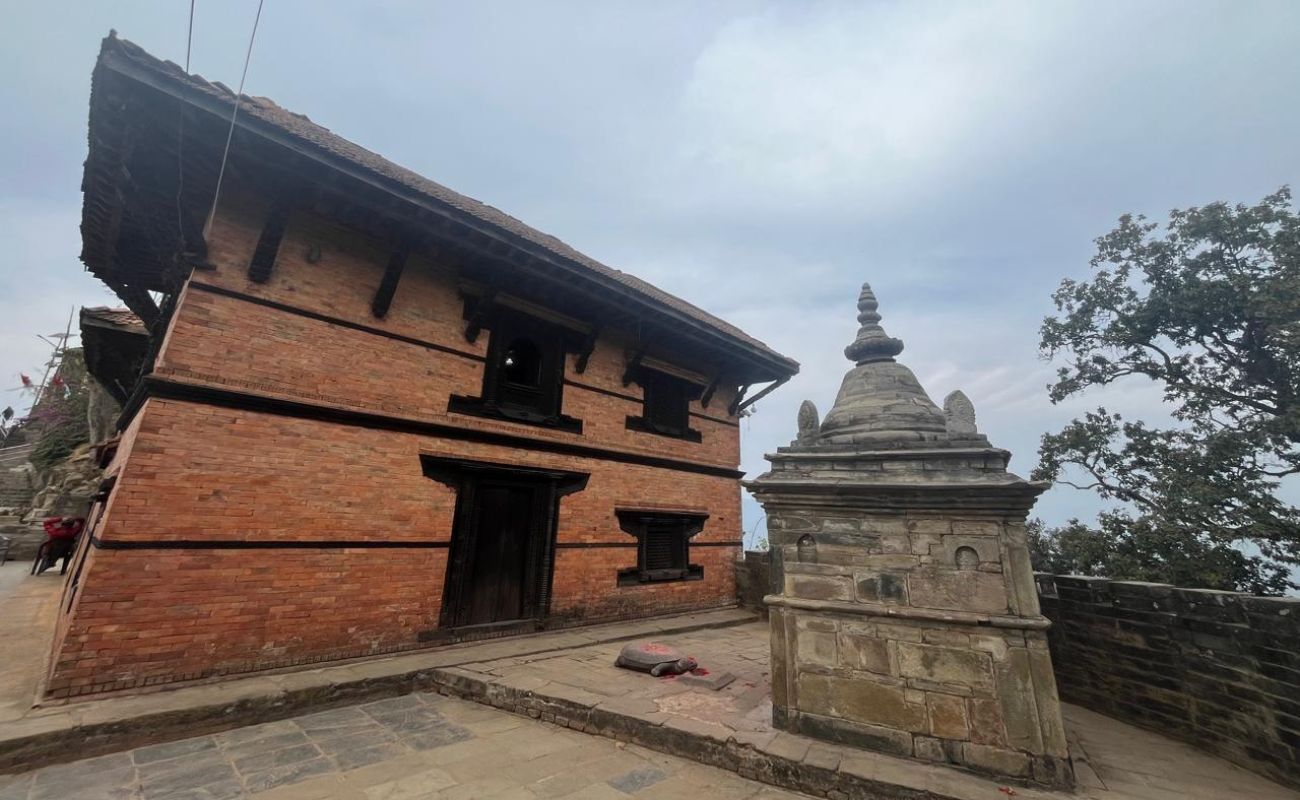 Ancient Gorkha Durbar Square with palace and temples.