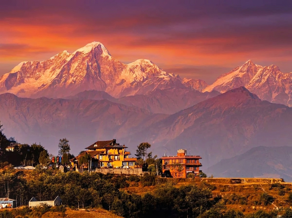 Nagarkot sunset time