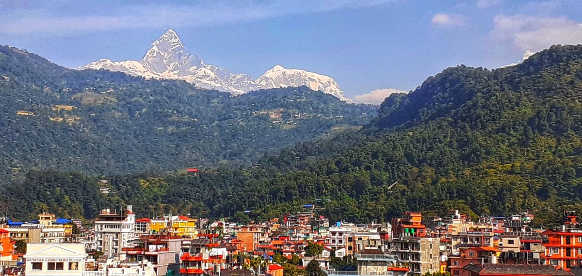 Remote Himalayan village along Annapurna trek