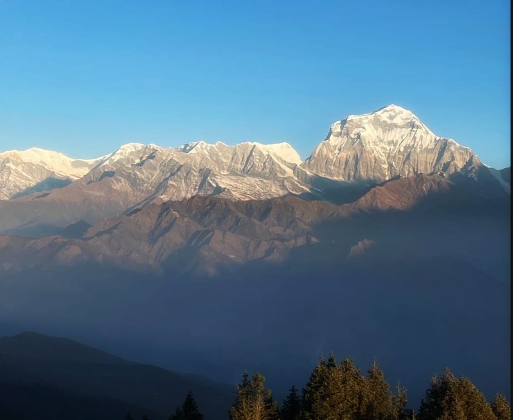 Trekking through the beautiful trails of Khopra Ridge in Nepal