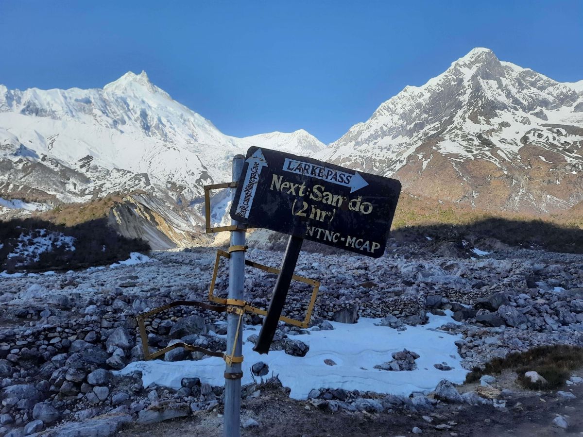 Larkya La Pass Route on the Manaslu Circuit Trek