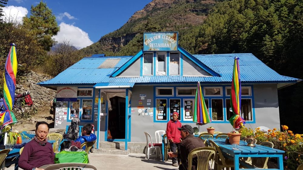 Cozy mountain lodge stay on Gokyo Cho La Everest trek route